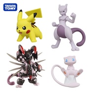 【September】 TAKARA TOMY Genuine Pokemon Gashapon Toys Pikachu Mewtwo Mew Cute Action Figure Model Or