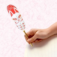 日本Quill Pen 羽毛原子筆 Japan和風祈福系列 J06 羽毛筆 狐