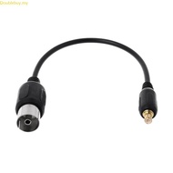 Doublebuy MCX to IEC DVB-T TV PAL Connector Socket Cable IEC Female to MCX Male Plug MCX - IEC Strai