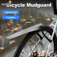 WATTLE 1Pcs Bicycle Fenders, Rear Front MTB Bike Mudguard,  Folding Cycling Accessories Black Foldable Mud Guard BMX DH and Gravel