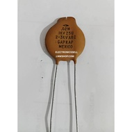 0.02M 1KV Z5U 2-3KV ARC GAPKAP MEXICO 0.02M1KV 0.02UF1KV 0.02UF 1KV CAPACITOR Brown