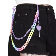Pants Chain Hip-Hop Style Waist Chain Overalls Purple Belt Accessories Hip-Hop Children Hip-Hop Hang