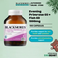 (Brand Authorised) Blackmores Evening Primrose Oil + Fish Oil 100 Capsules