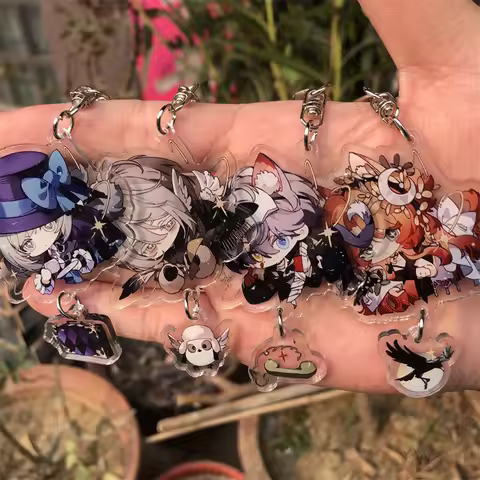 Reverse:1999 Vertin Sonetto Schneider Keychain Accessories Anime Game Cosplay Pendant Prop Badge Gif