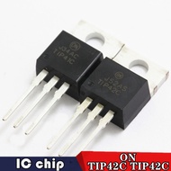 20ชิ้น (10ชิ้น TIP41C + 10ชิ้น TIP42C) เดิม ST F Airchild TIP41 TIP42ดาร์ลิงตันทรานซิสเตอร์คู่หลอด T