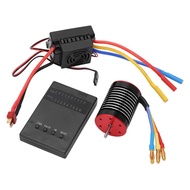 F540 3930KV Waterproof Brushless Motor Kit with 60A ESC Program Card for 1/10 RC Car Parts