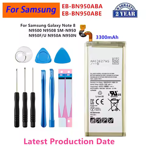 Brand New EB-BN950ABA EB-BN950ABE 3300mAh Battery For Samsung GALAXY Note 8 N9500 N9508 SM-N950 N950