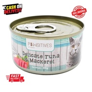 Pawsitives Cat Wet Food Delicate Tuna & Mackerel (80g)