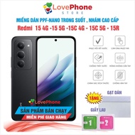 PPF-NANO Redmi 15 4G-15 5G-15C 4G-15C 5G-15R self-healing anti-fingerprint screen protector - Love P