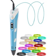 3D Printing Pen 3D Printer Pen USB Power Supply + 20 PLA Filaments (3D Pen)