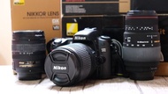 Nikon D80, Nikkor 18-70mm, Nikkor 18-105mm, Sigma 70-300mm