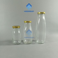 Glass Bottle 200ml 300ml 500ml | Glass Milk Bottle | Stainless Lid Glass Bottle | Glass BOTTLE | Gla