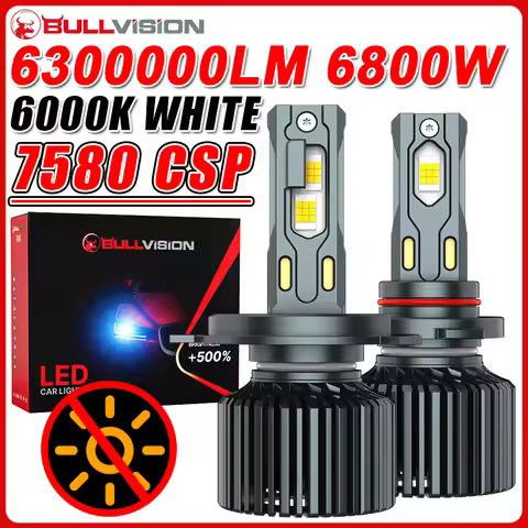 G3 H7 LED 6300000LM Headlight Bulb Canbus 6000W H4 H11 9012 HIR2 H8 H9 9005 9006 HB3 HB4 High Power 