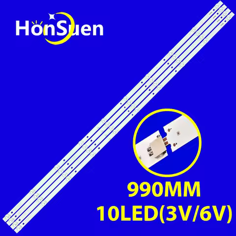 LED Strip For 50" TV JS-D-JP50DM-102ED (00804) 988141T.30066.4P R72-50D04-029 E493538 ROJEM HBTV-50K