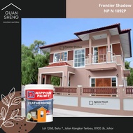 Nippon Paint Weatherbond (Brown Series) Exterior Wall Paint 1L