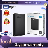 Original WD Elements 1TB/2TB Portable Hard Disk USB 3.0 WD External Hard Disk/Elements HDD