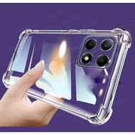 For Honor 200 Smart X7C 5G ALT-NX1 4G Clear Transparent Soft TPU Silicone Case Back Cover