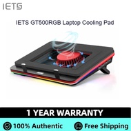IETS GT500 Powerful Turbo-Fan RGB Laptop Cooling Pad gaming laptop cooling for 13-17.3inch Laptop Co