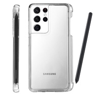 zkvkujSuitable for S21 Ultra phone case Samsung Galaxy S21 Ultra with S-pen pen slot protective case