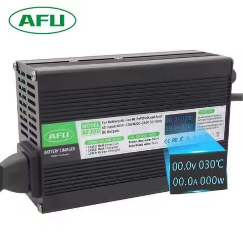 84V 3.5A Li-ion Battery Charger Usd For 20S 72V 74V Li-ion Battery With OLED Display Fast Charger