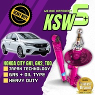 KSW Thailand Heavy Duty Gas Shock Absorber City Gn2 Gn1 Too Honda Front Rear Left Right Set