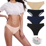 Breathable Printed Menstrual Panties, Seamless Swim Briefs, No Need For Sanitary Pads, Period Pantie