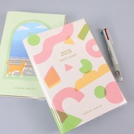 Chuyu 2026年A5/25K日誌內頁/方格1日1頁/巴川紙/日記手帳/手札/