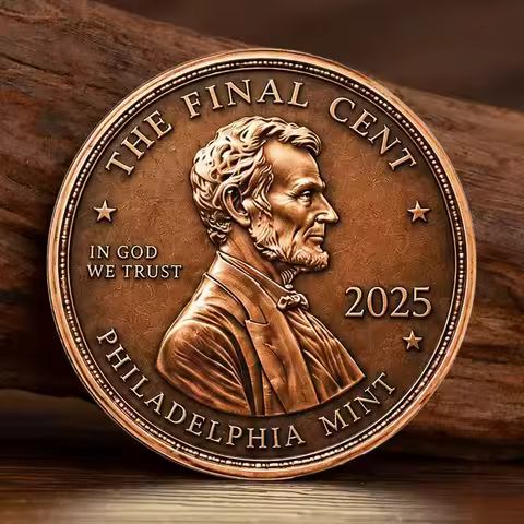 The Last One-cent Copper Plated Commemorative Coin The Lincoln Portrait Souvenir Medal The Collectib