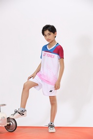 ชุดแบดมินตันเด็กผู้ชายเสื้อกีฬาเด็กแห้งเร็ว6278ใหม่2023