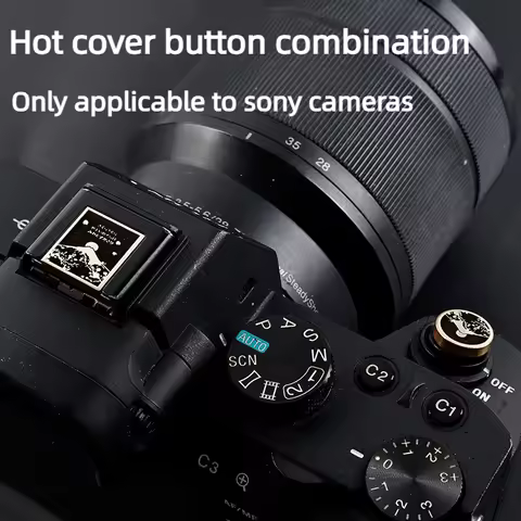 Camera Hot Shoe Cover Button Set Suitable For Sony A7M4 A7N5 A7CII ATCR A7S3 ATR5 A6600 A6700 Camera