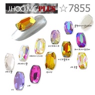 J.HOO MCPLUS  7855  Flat Back 13*8mm(10pcs)