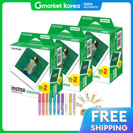 Instax | Instax Square Film 6-Pack (60 Sheets) + 2 Types of Gifts Sq1 Sq6 Sq10 Sq20 Sq40 Share Sp3 S