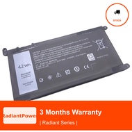 WDX0R Laptop Battery for Notebook WDXOR 7000 15MF 5567 T2JX4 5000 7560 7368 FW8KR 7460 5368 PRO-1508