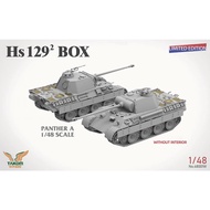 Takom 1/48 48001W HS129 Box – Henschel HS 129 B-2 & B-3. Panther A, 2x Pilots