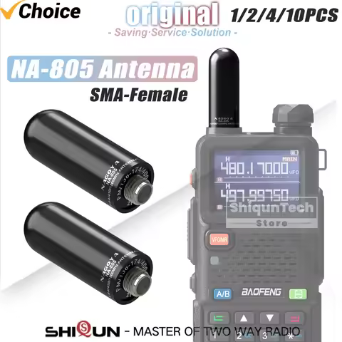 Original NAGOYA NA-805 Antenna SMA-Female Dual Band Antenna 136-174/400-520MHz For Baofeng UV-5R Min