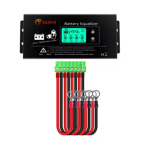 Mazava 4S HX02 LCD Battery Equalizer Active Gel AGM Lead Acid Li li-ion LiFePO4 Battery Monitor Bala