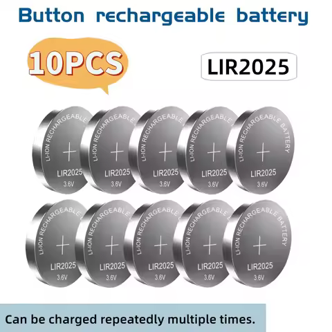 LIR2025 LIR2016 LIR2430 LIR2450Rechargeable Battery CR2032 CR2025 Lithium charging Can Replace CR203