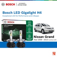 Bosch LED Gigalight 6000K H4 Halogen Headlight Retrofit Bulb + CANBUS for Nissan Grand Livina L10 - 