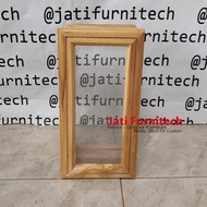 Loster Kayu Jati minimalis + Kawat Nyamuk // Ukuran 15x30x10