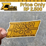 RRQ X ROG Sticker Stiker