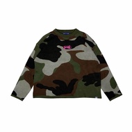 WP Company - WP Co - Knitwear BOXY Cemors Army Knit Sweater Unisex Boxy Sweatshirt