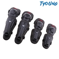 [ Adults Motorcycle Knee Elbow Protector Knee Shin Guard Pads Gear