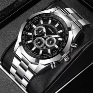 Wokai wokai Business Watch Quartz Sports Watch Casual Steel Band Men's Watch Men's Watch 25.9.9