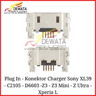 Plug In - Sony XL39 Charger Connector - C2105 - D6603 -Z3 - Z3 Mini - Z Ultra - Xperia L