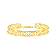 Gold 916 Gold Cross Bangle