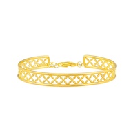 Gold 916 Gold Cross Bangle