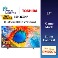 【FREE SHIPPING】Toshiba 65INCH Quantum Dot 4K UHD Google / Smart LED TV 65M450NP