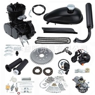 Kit PK8080cc Engine Bicycle Black 50cc Two-Stroke Engine Gasoline Engine