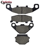 Cyleto Motorcycle Front Rear Brake Pads for Kawasaki Ninja EX 500 94-09 GPZ500S GPZ 500S EX500 1994-
