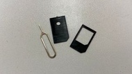 Micro to SIM轉接卡 黑色 連SIM卡針